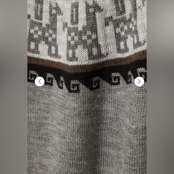 ÀCHEVAL PAMPA Norte intarsia llama and wool-blend sweater. Size S. Never worn. - Picture 3 of 7